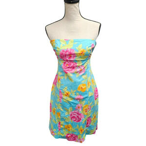 Sfuzi Strapless Floral Sundress Size 9 Bloomcore Cottagecore Dainty Spring